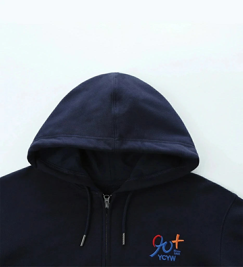 90+纪念拉链帽衫